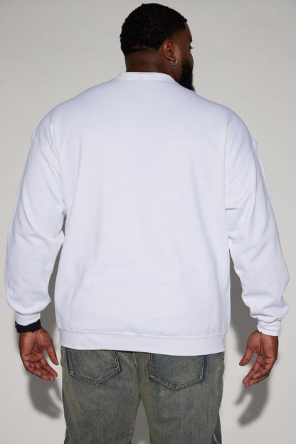 Love Yours Crewneck Sweatshirt - White