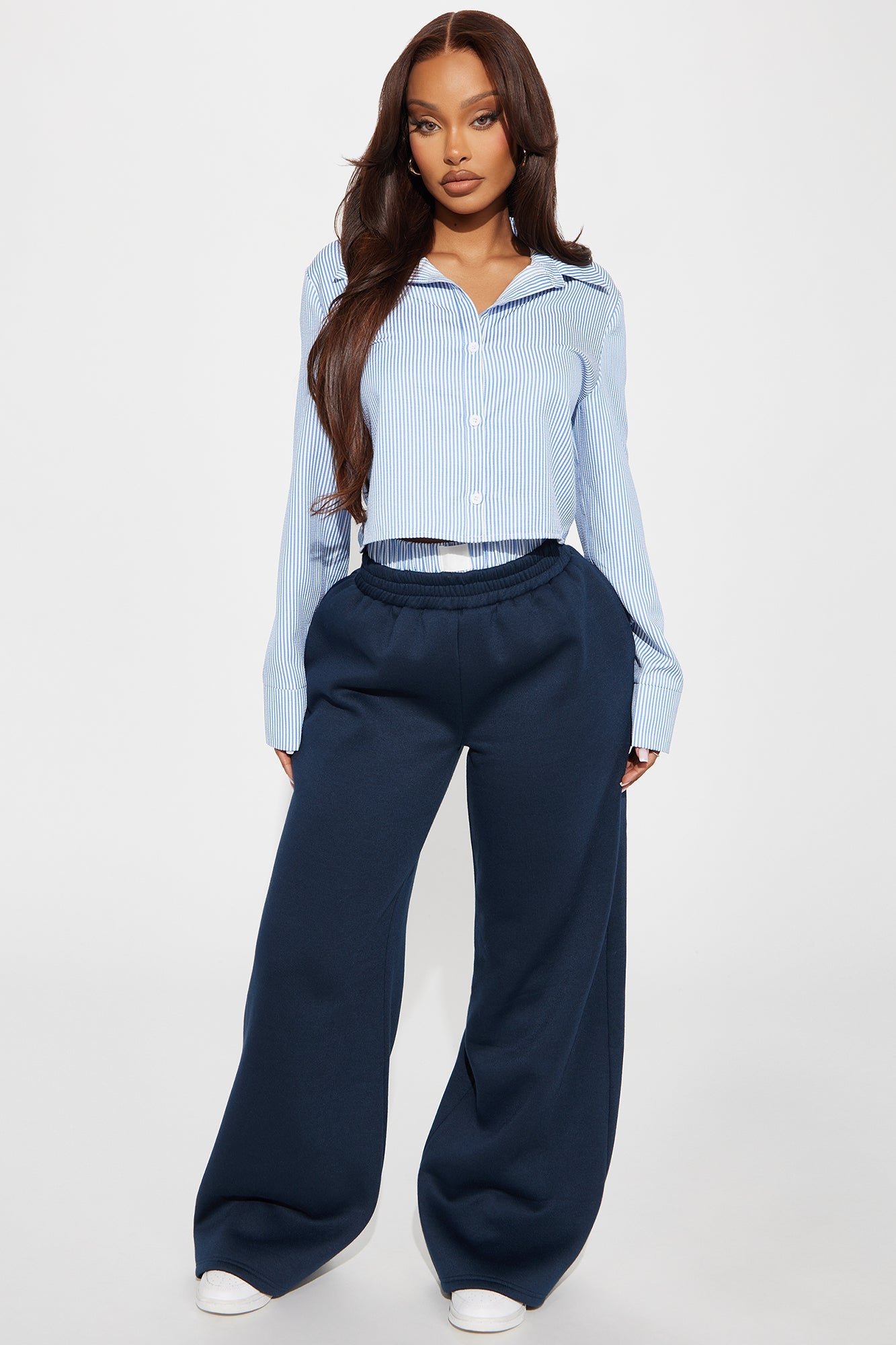 Fresh Always Boxer Trim Pant Set - Navy/combo