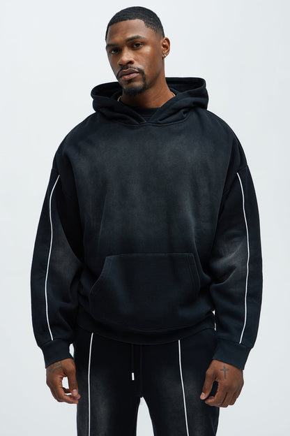 Tyson Just Go With It Oversized Hoodie - Black