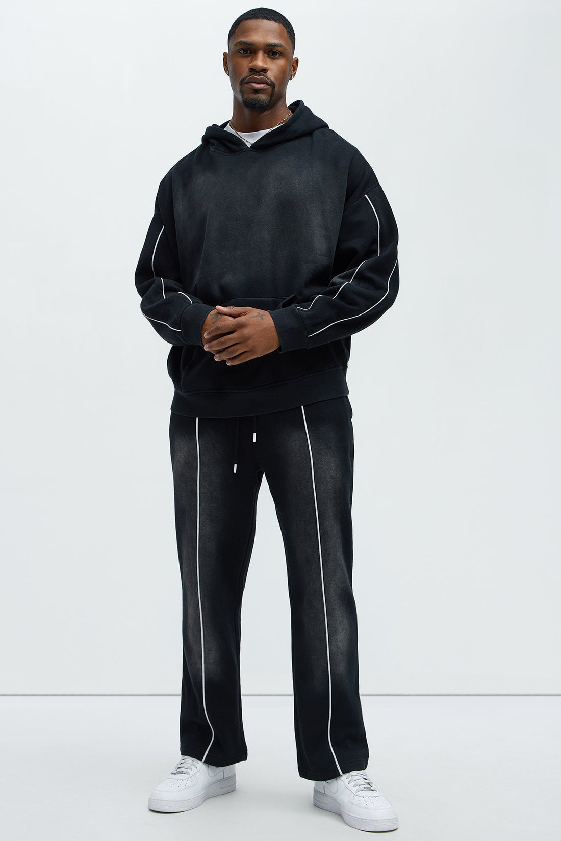 Tyson Just Go With It Straight Sweatpants - Black
