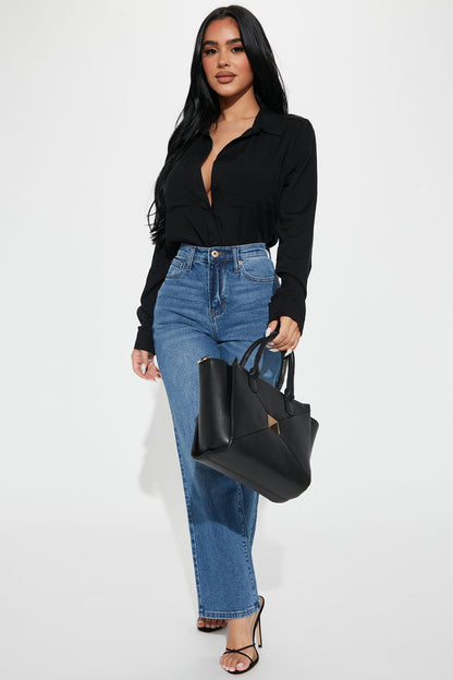 You Better Work Bodysuit - Black