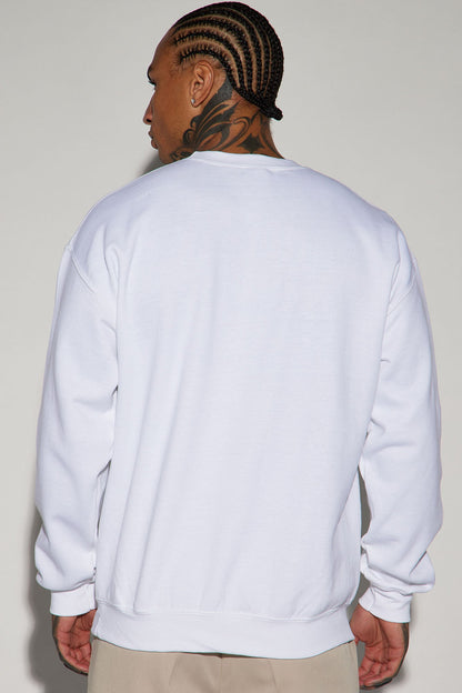 Love Yours Crewneck Sweatshirt - White