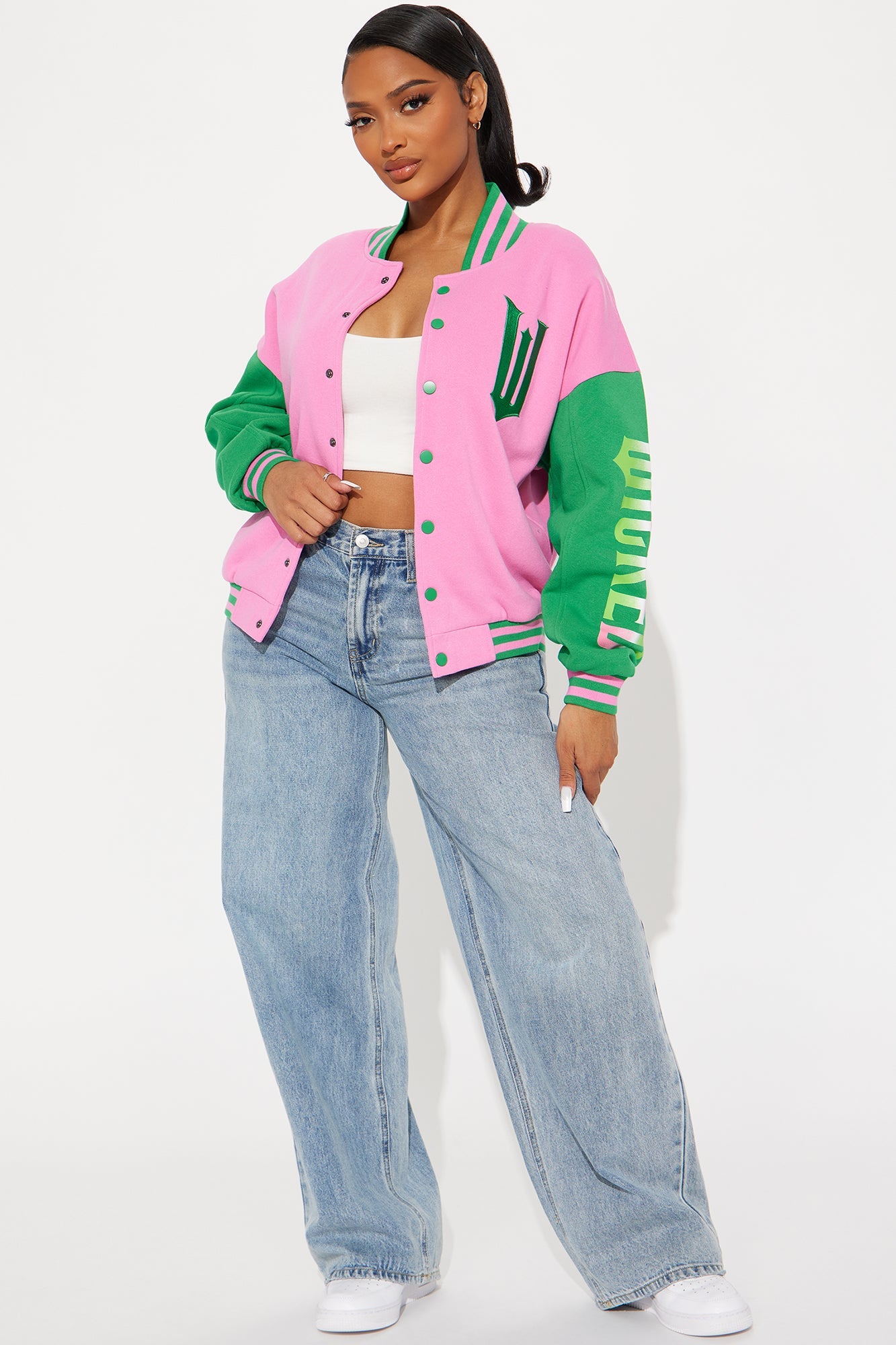 Wicked The Musical Bomber Jacket - Pink/combo