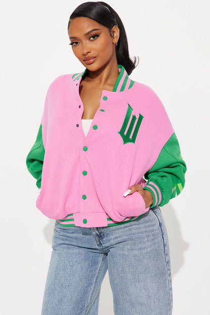 Wicked The Musical Bomber Jacket - Pink/combo