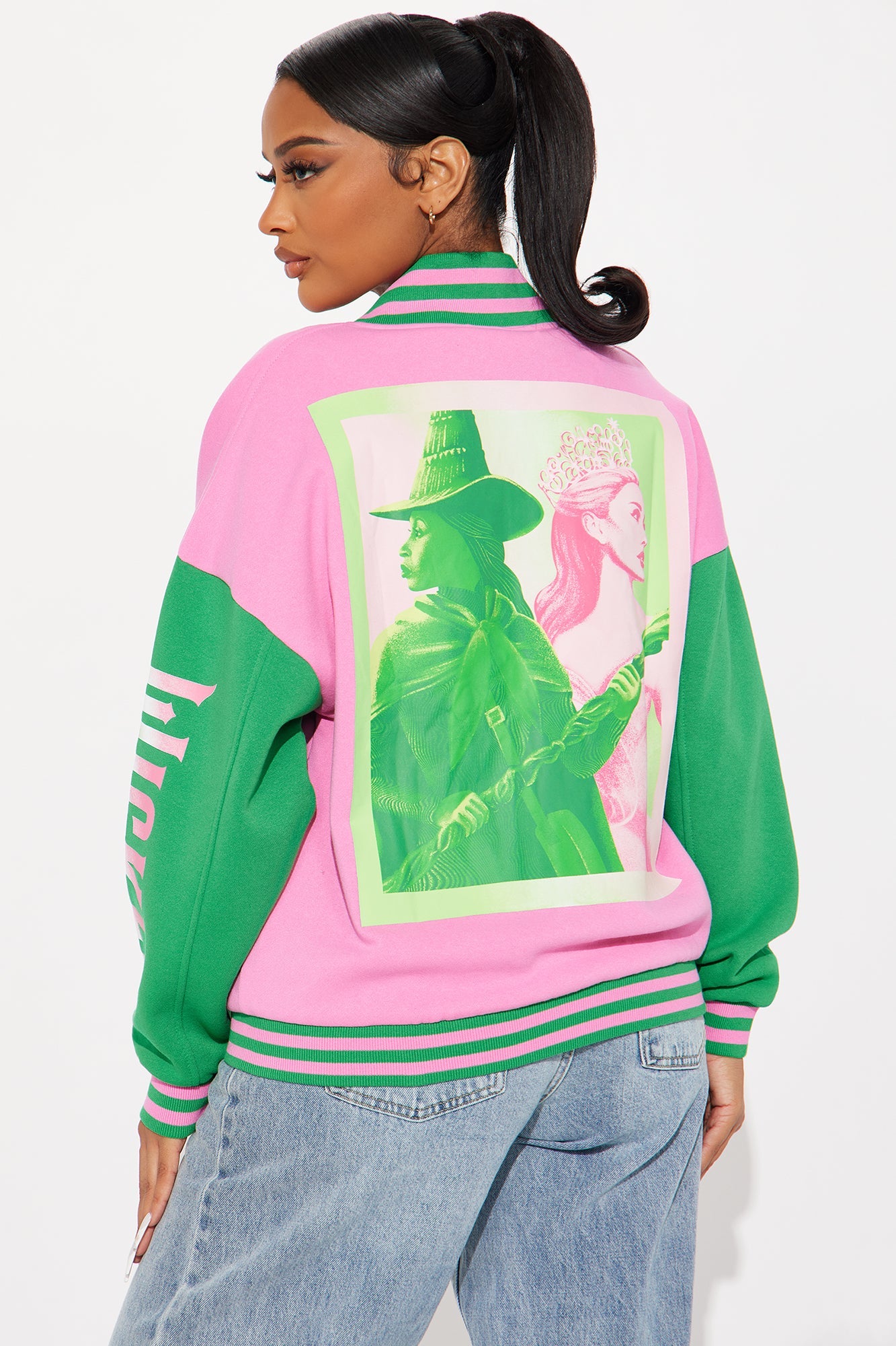 Wicked The Musical Bomber Jacket - Pink/combo