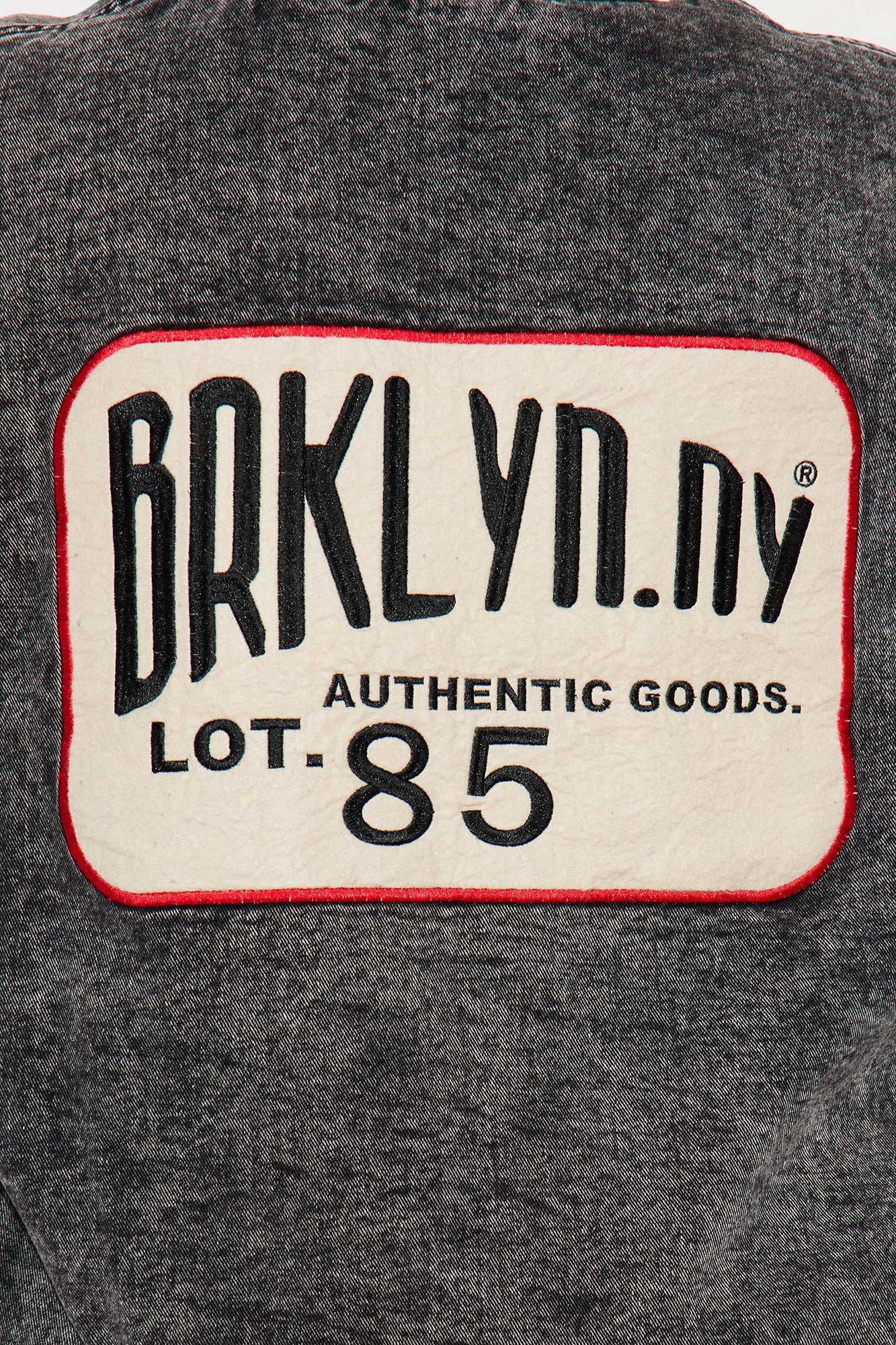 Made In Brooklyn Washed Bomber Jacket - Black Wash