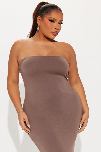 Weekend 2 Piece Maxi Dress Set - Mocha