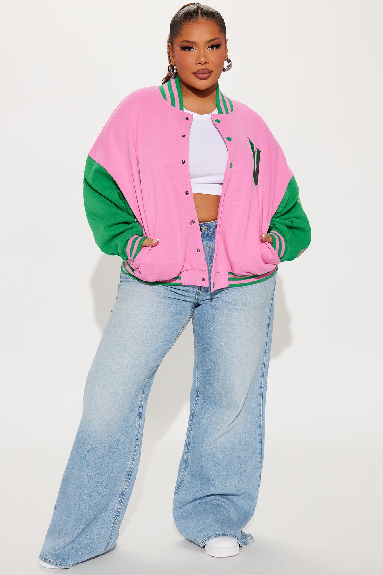 Wicked The Musical Bomber Jacket - Pink/combo