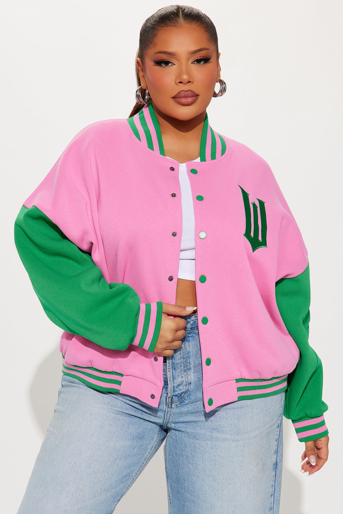 Wicked The Musical Bomber Jacket - Pink/combo