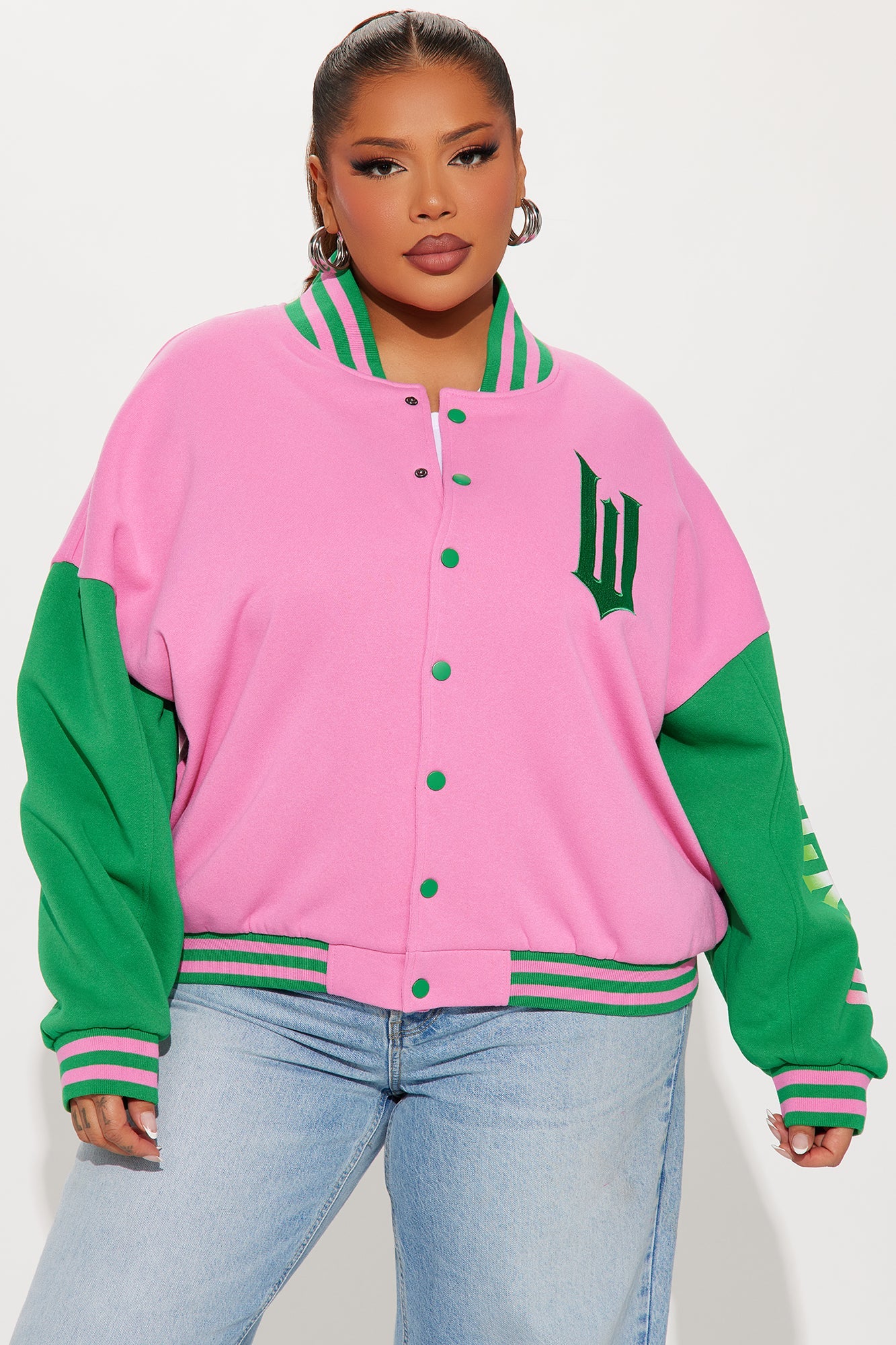 Wicked The Musical Bomber Jacket - Pink/combo