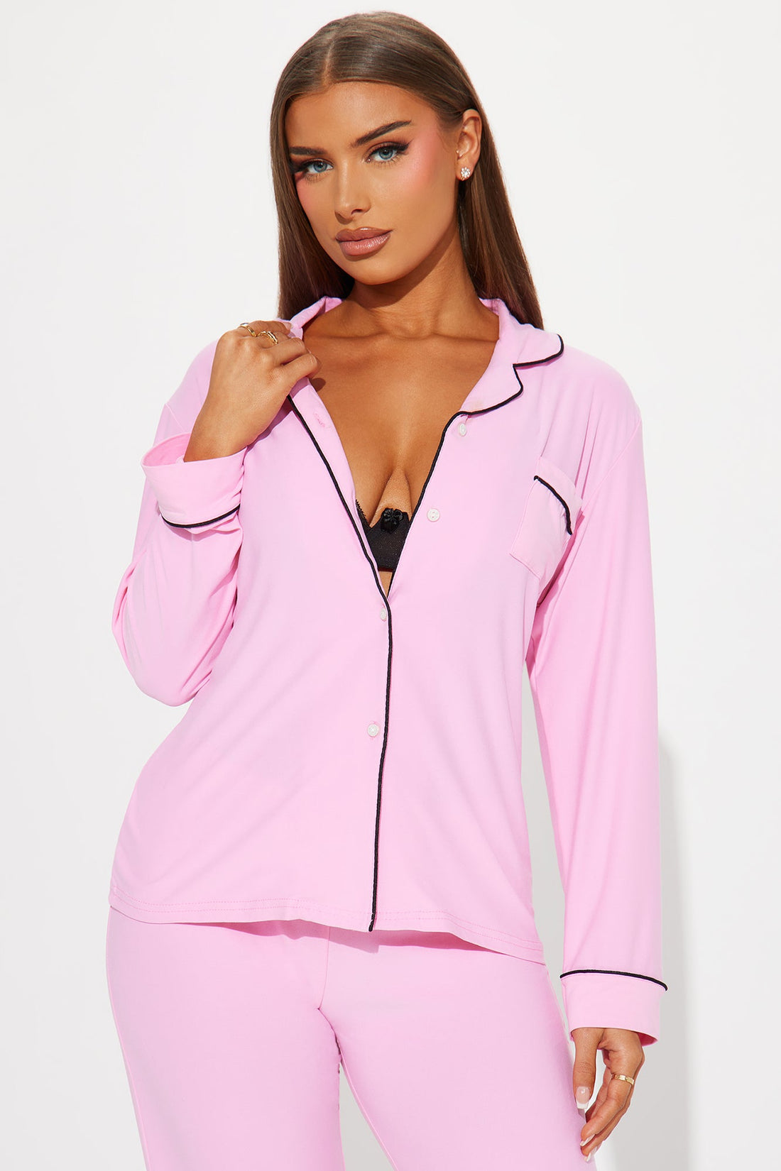 Sucker For You PJ Pant Set - Pink/combo