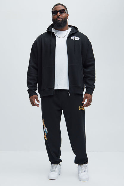 Von Dutch Gold Wings Hoodie - Black
