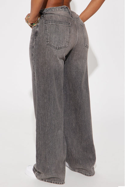 The Big Debut Baggy Jeans - Grey