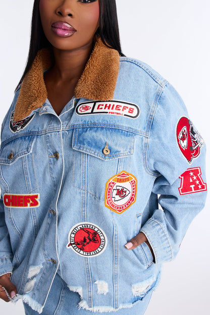 NFL Kansas City Chiefs Jacket - Denim