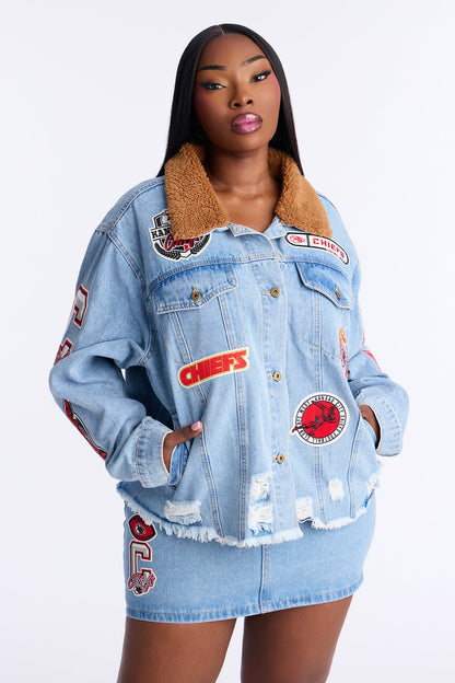 NFL Kansas City Chiefs Jacket - Denim