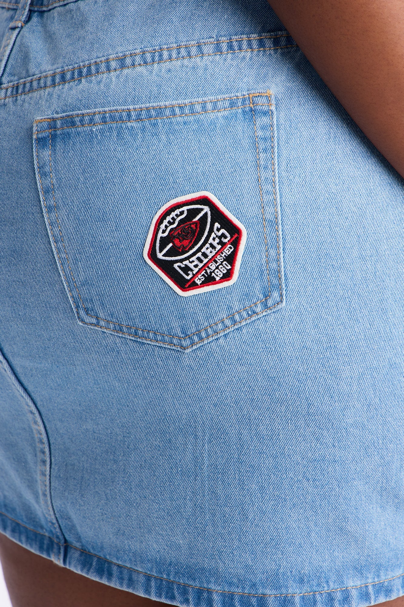 NFL Kansas City Chiefs Skirt - Denim
