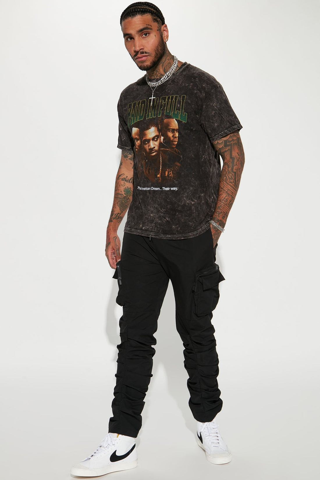Paid In Full The American Dream Short Sleeve Tee - Black