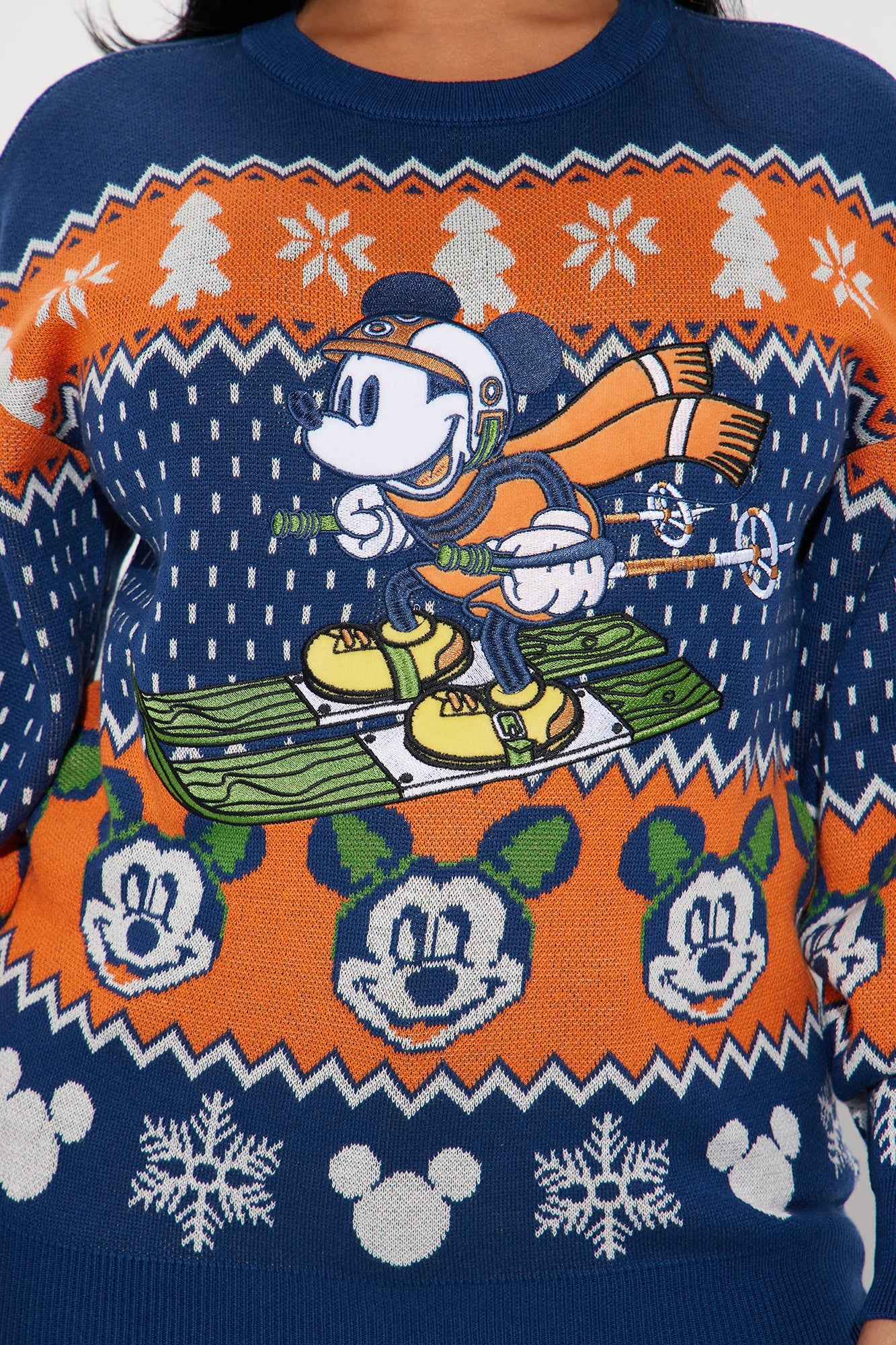 Mickey Mouse Ski Sweater - Blue/combo