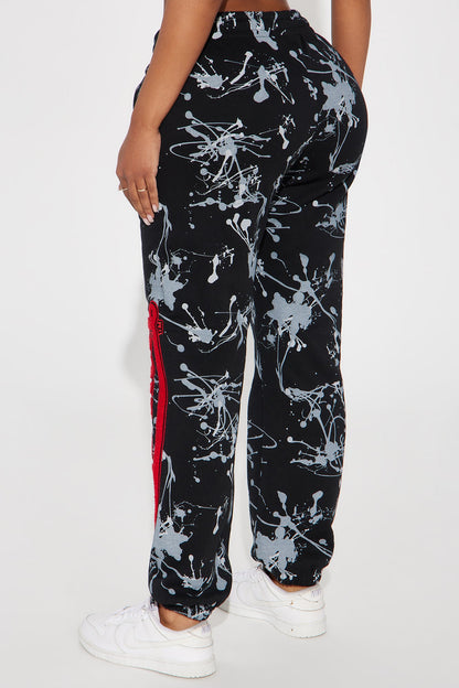 Von Dutch Abstract Jogger - Charcoal/combo