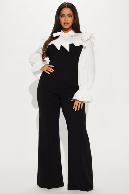 Setting Goals Jumpsuit - Black