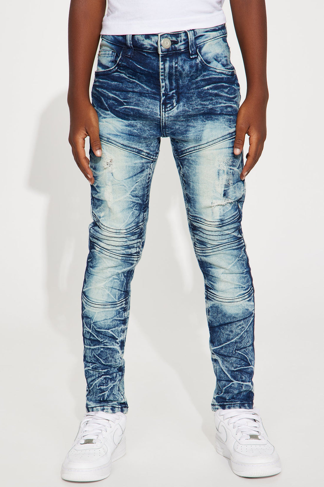 Mini Post Up Denim Jeans - Indigo