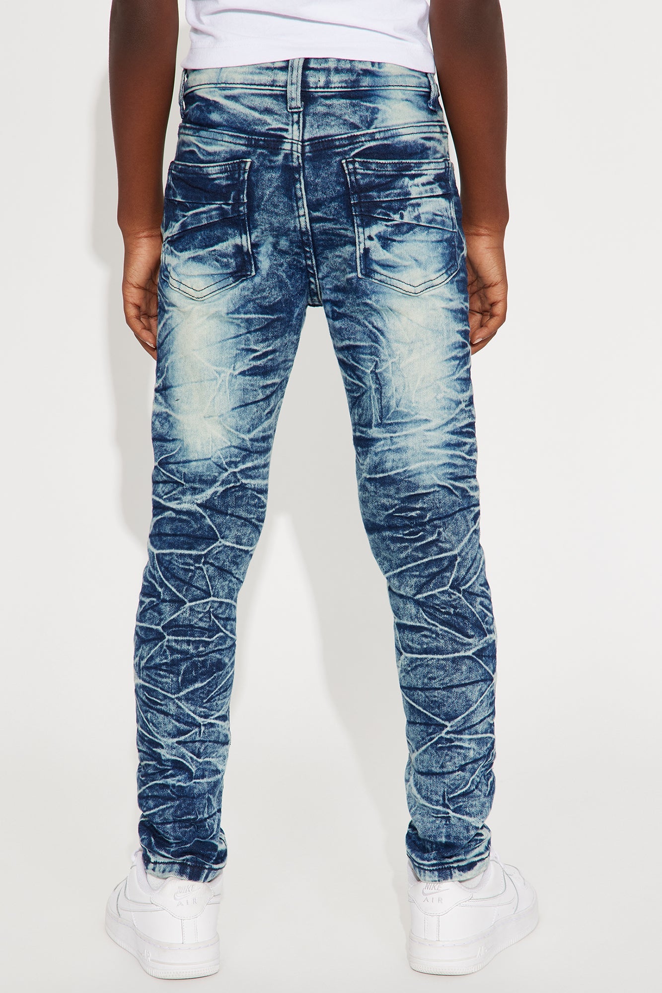 Mini Post Up Denim Jeans - Indigo