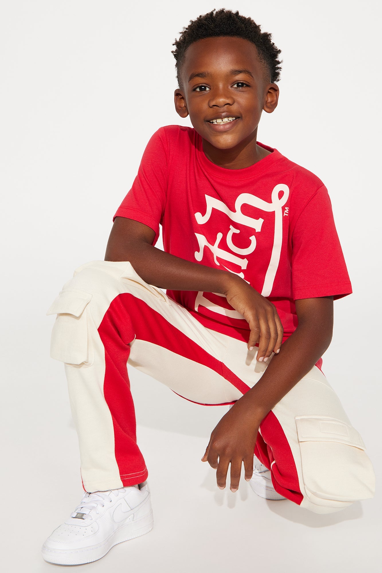 Mini Andre Cargo Straight Leg Pant - Sand