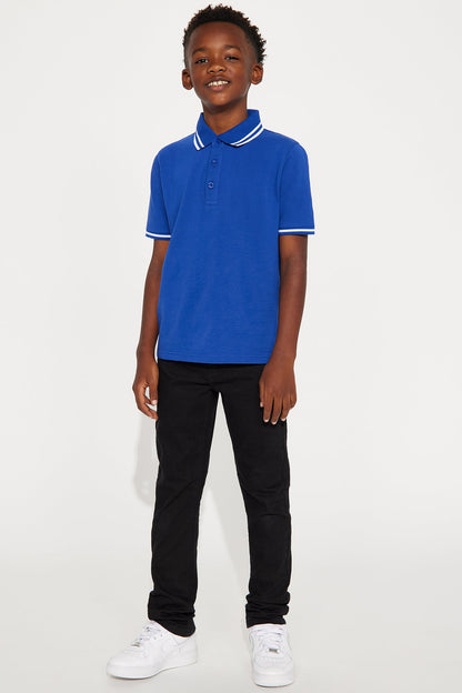 Mini Wilson Short Sleeve Polo - Royal