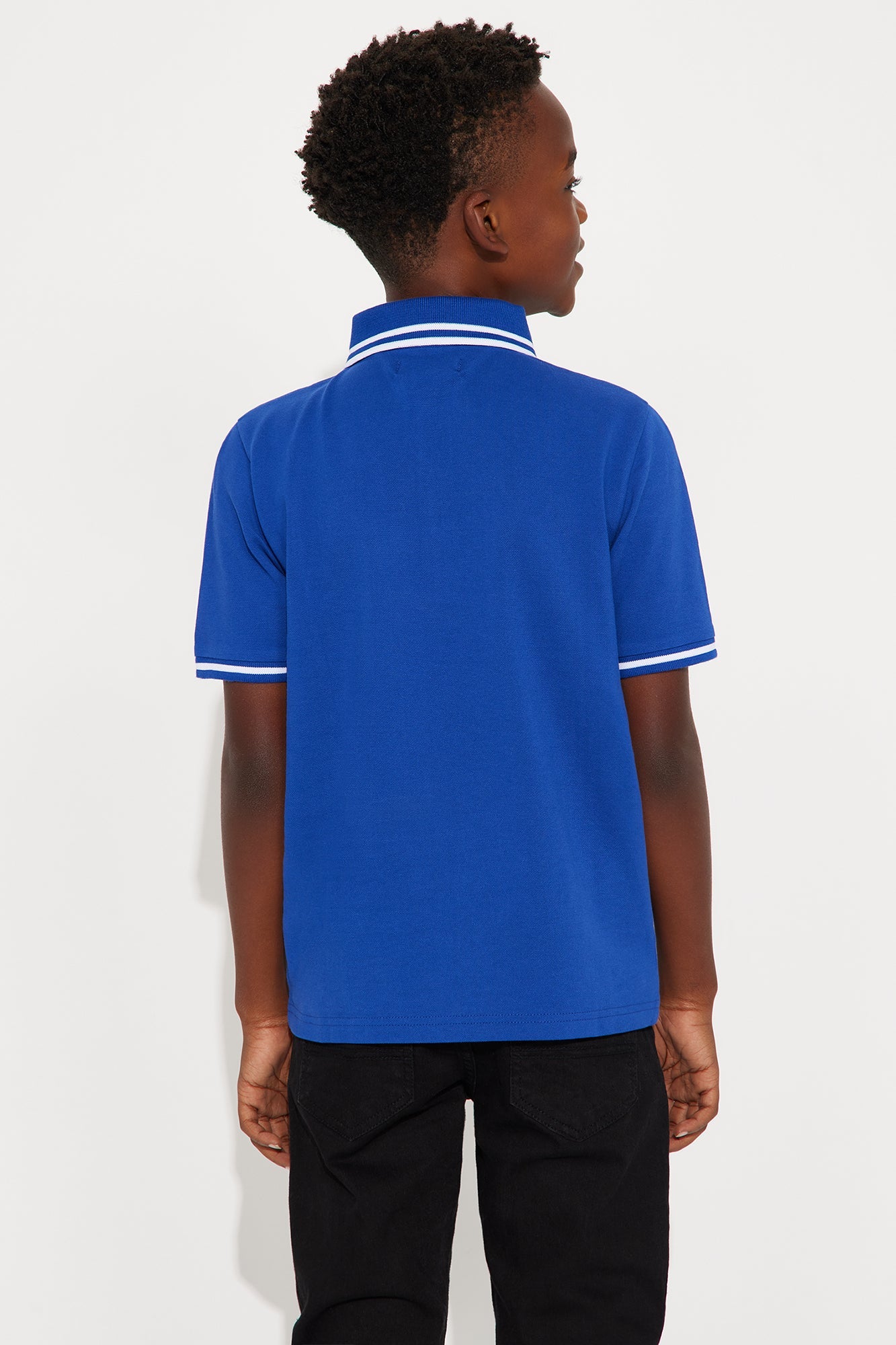 Mini Wilson Short Sleeve Polo - Royal