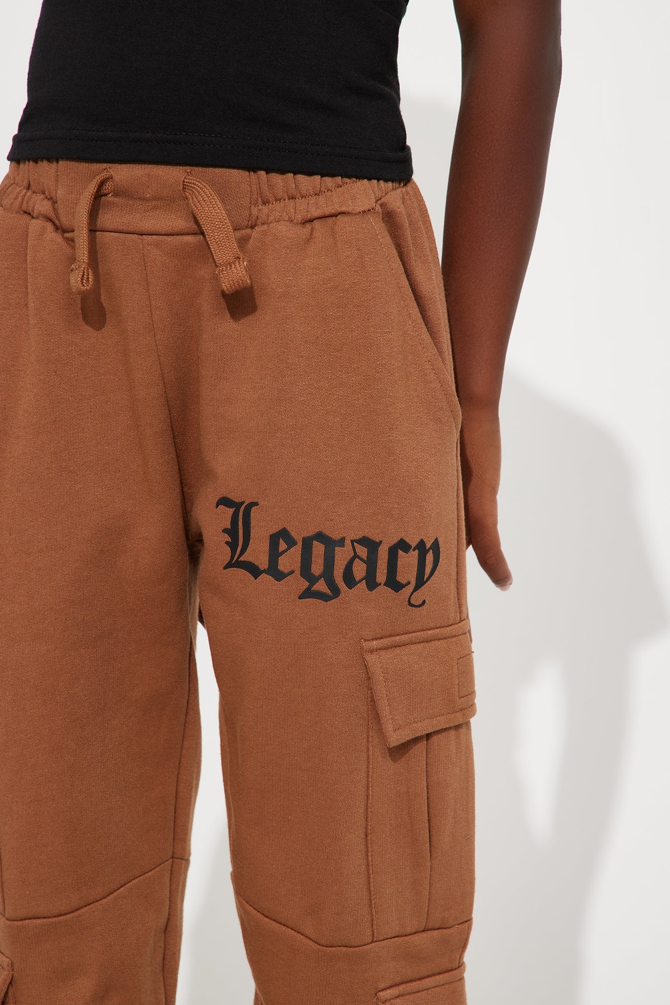 Mini Live Your Legacy Fleece Jogger Pant - LightBrown