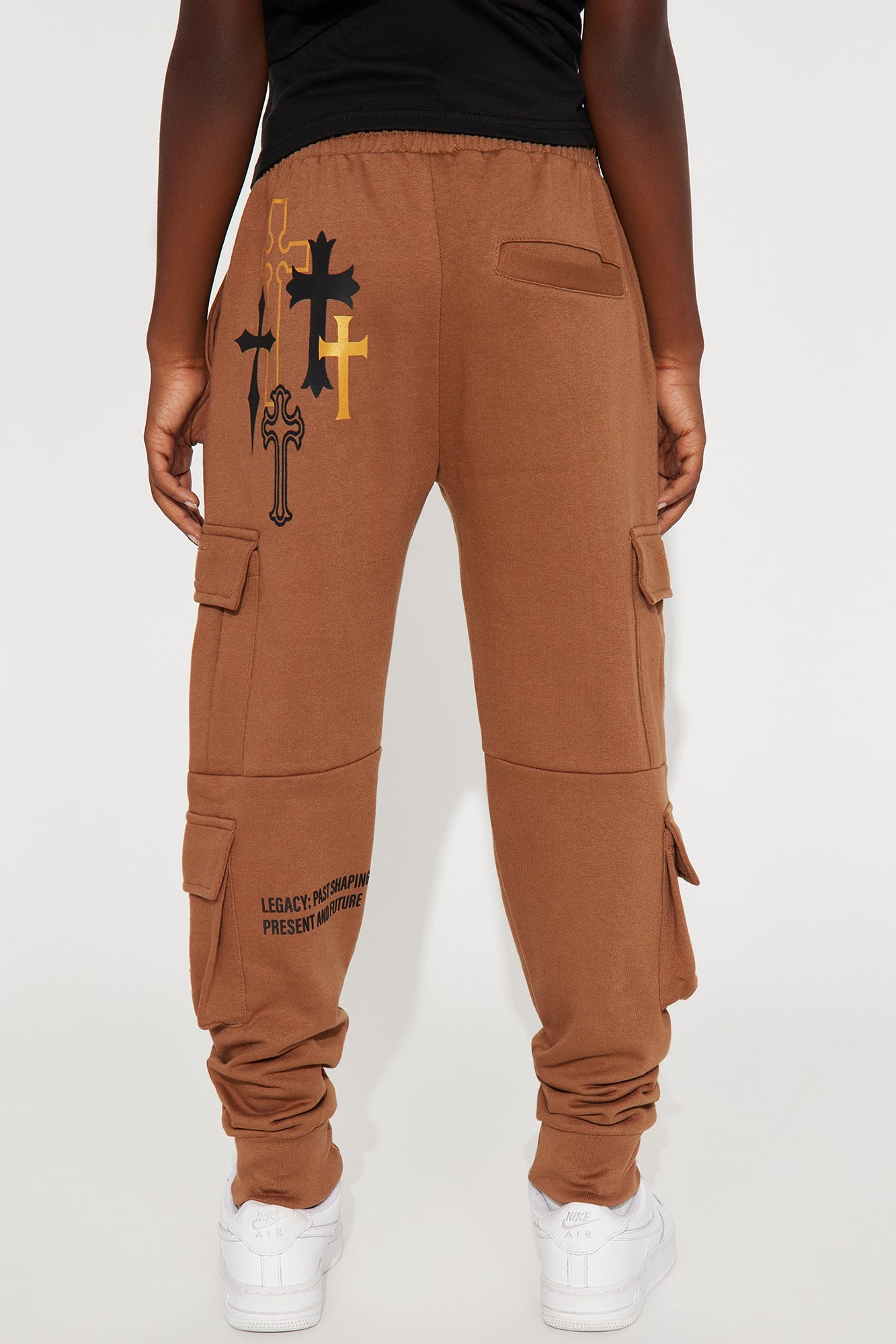 Mini Live Your Legacy Fleece Jogger Pant - LightBrown
