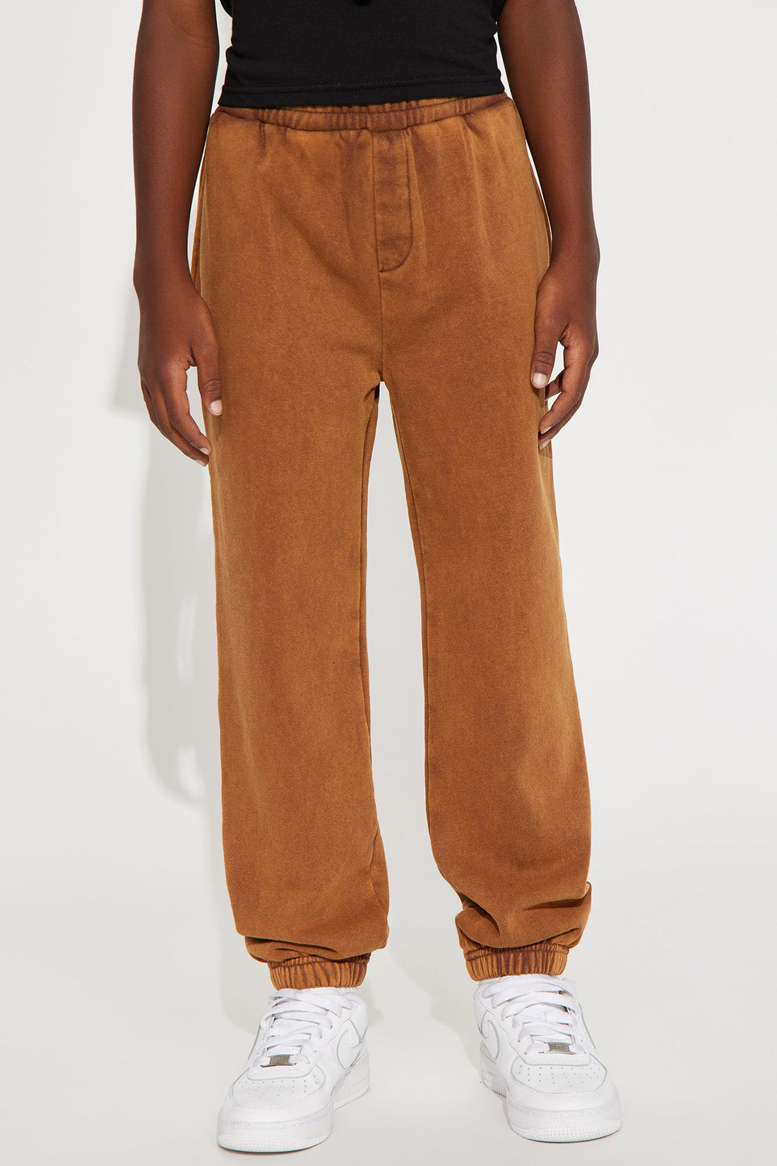 Mini Tyson Heavy Wash Jogger - Dark Brown