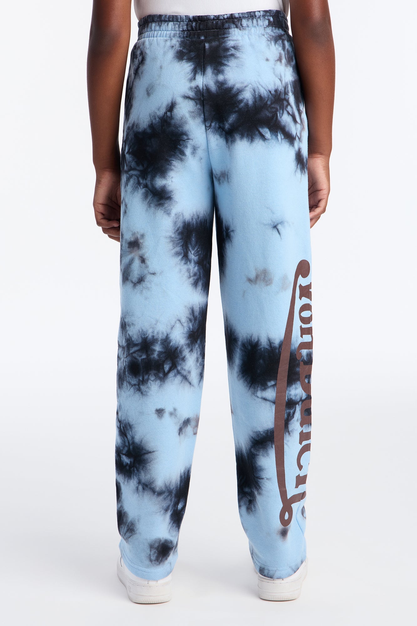 Mini Von Dutch Mineral Washed Fleece Pants - Navy Wash
