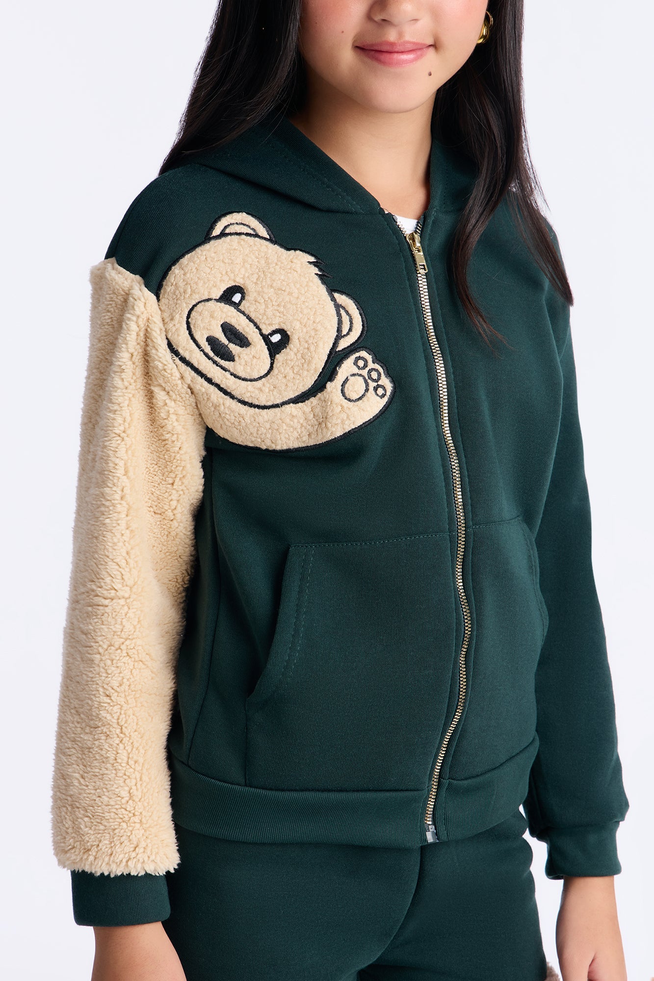 Mini Cuddly Cutie Cargo Jogger Pant Set - Green