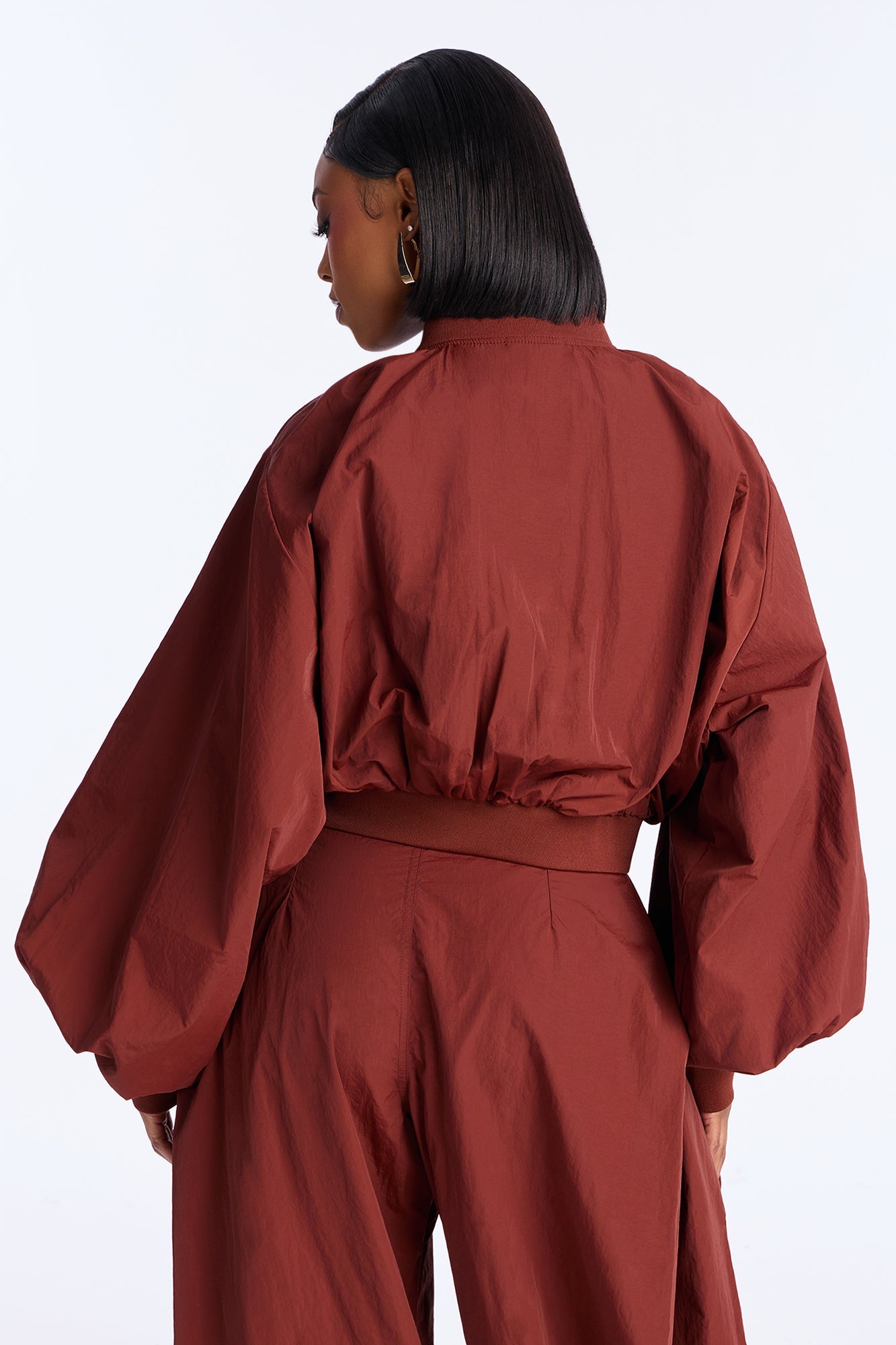Do Not Disturb Mode Windbreaker Jacket - Mocha
