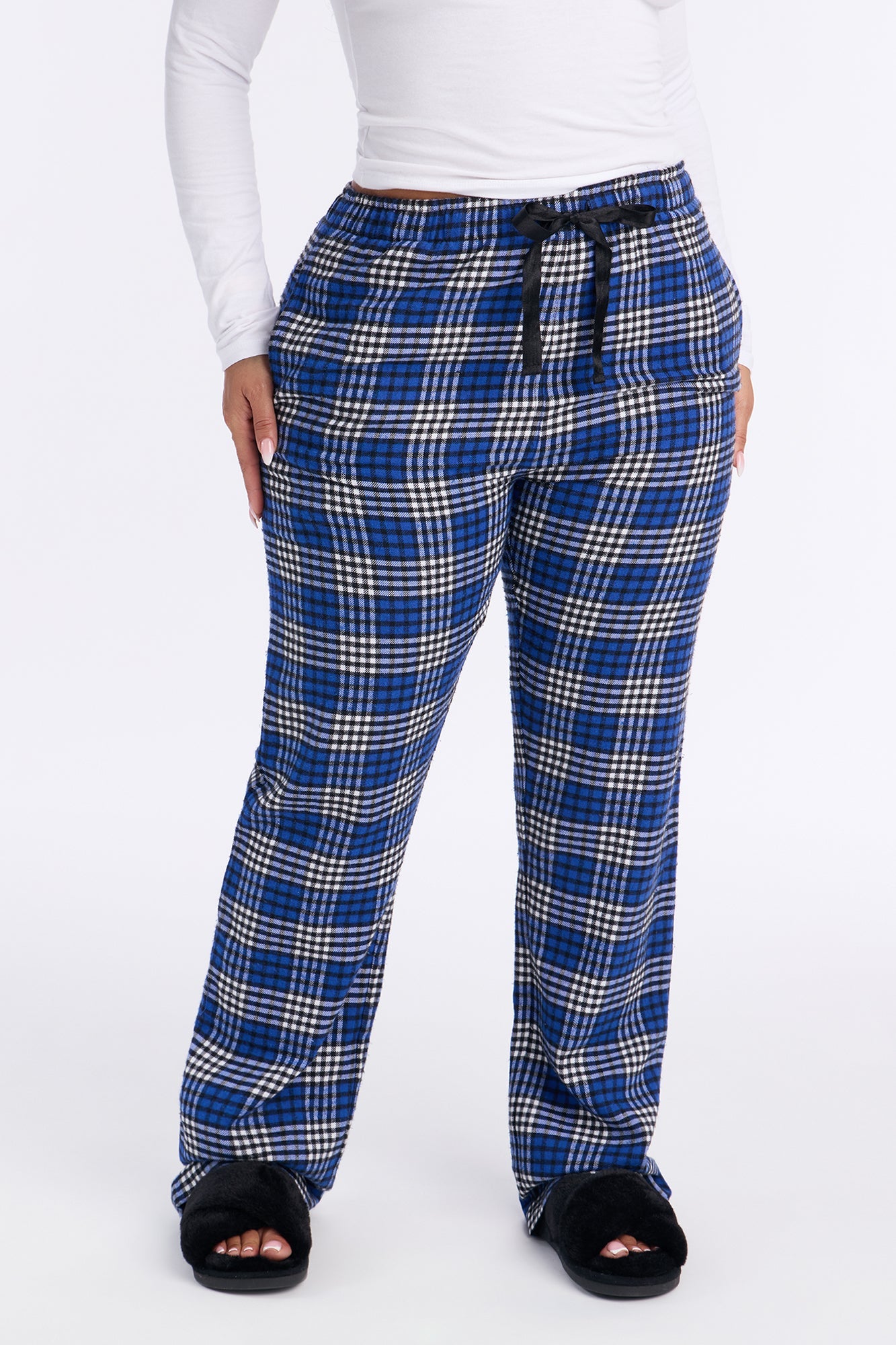 So Chill Flannel PJ Pants - Blue/combo