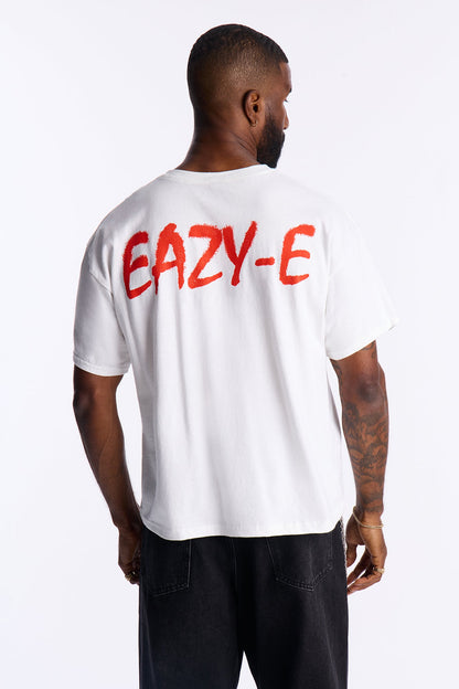 Eazy E Cruisin Boxy Short Sleeve Tee - White