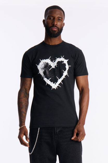 Mayhem Love Chaos Short Sleeve Tee - Black