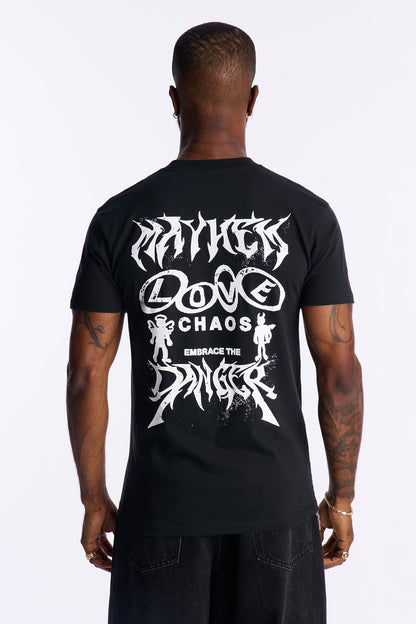 Mayhem Love Chaos Short Sleeve Tee - Black
