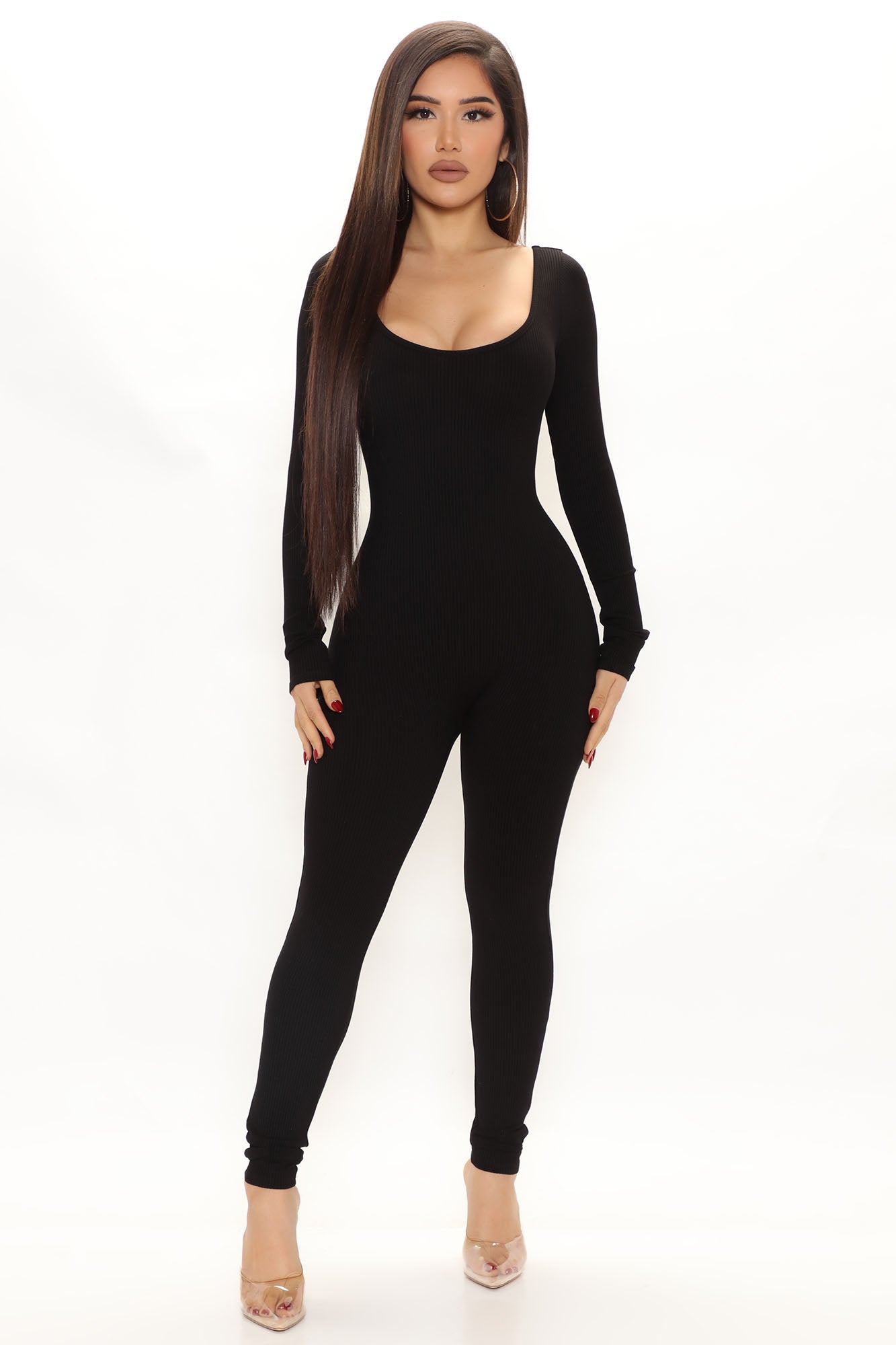 Halie Snatched Jumpsuit - Black