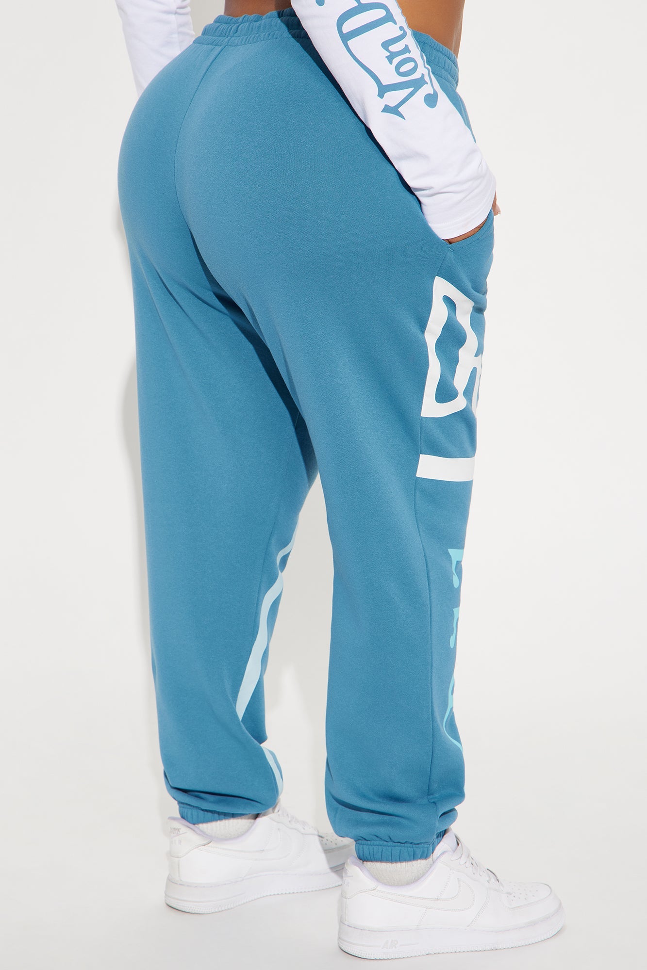 Von Dutch Multicolor Logo Jogger - Blue/combo