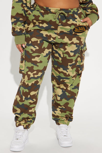 Von Dutch Camo Patch Jogger - Camouflage