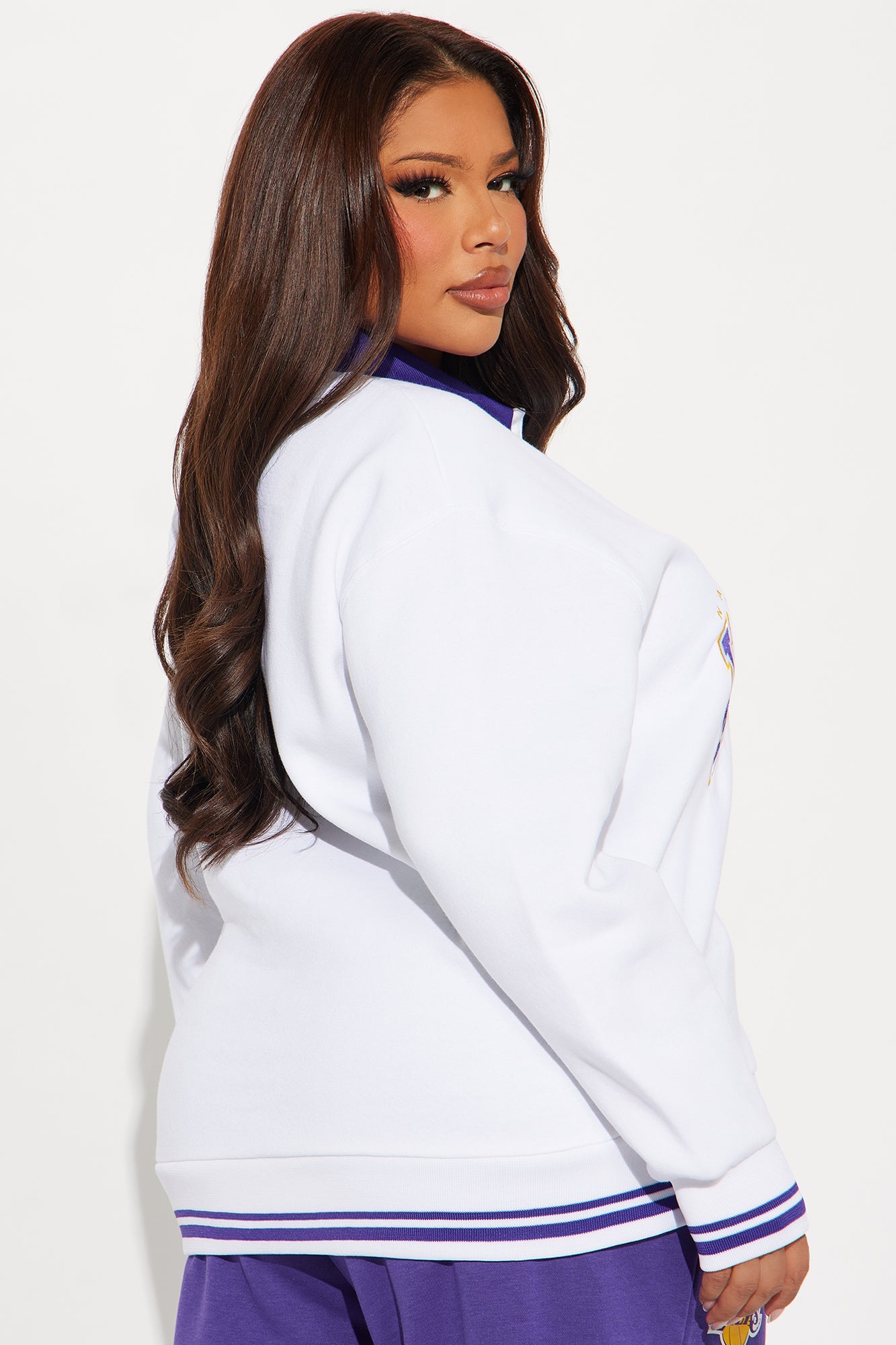 Lakers Warm Up Sweatshirt - White