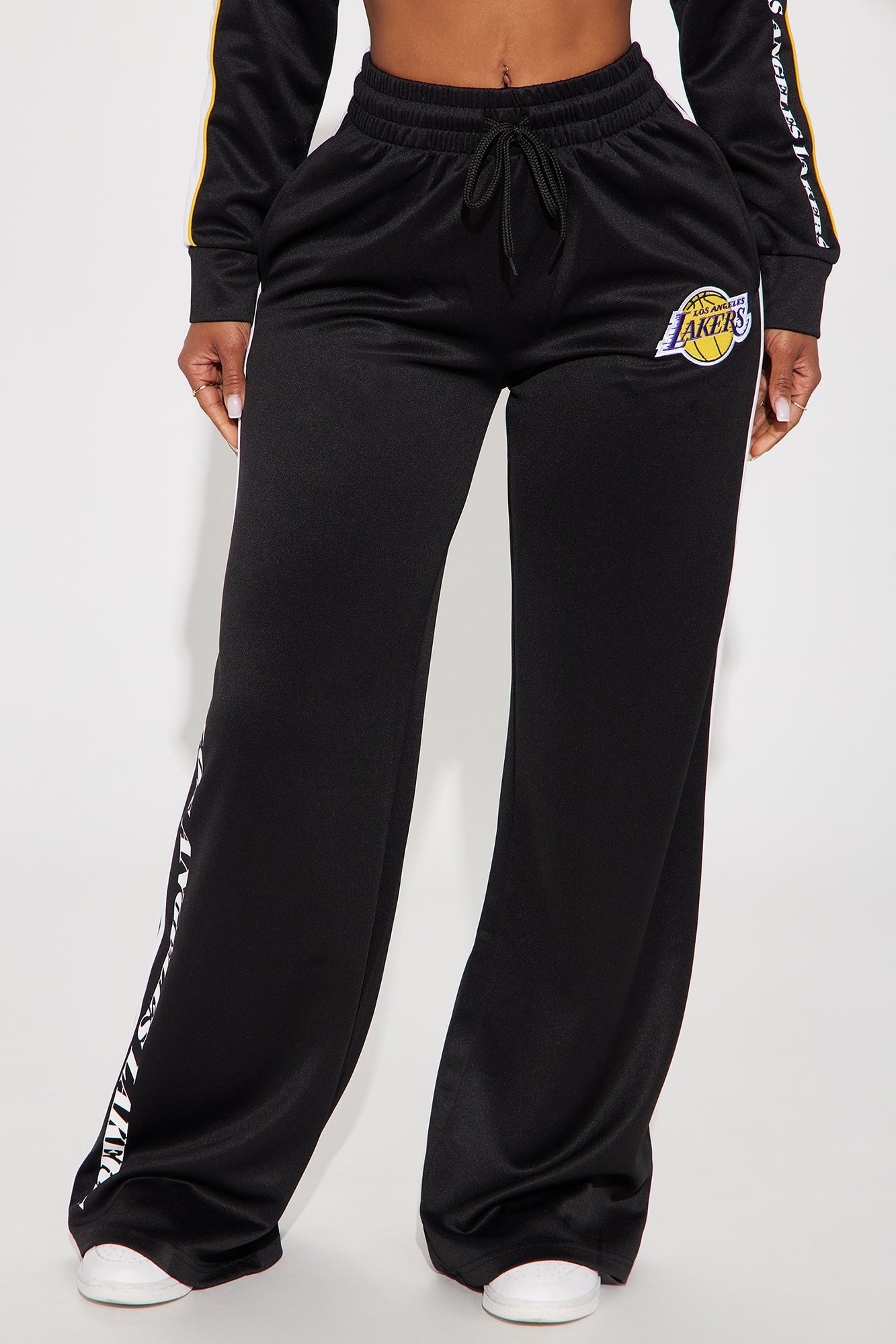 Lakers Halftime Wide Leg Pant - Black