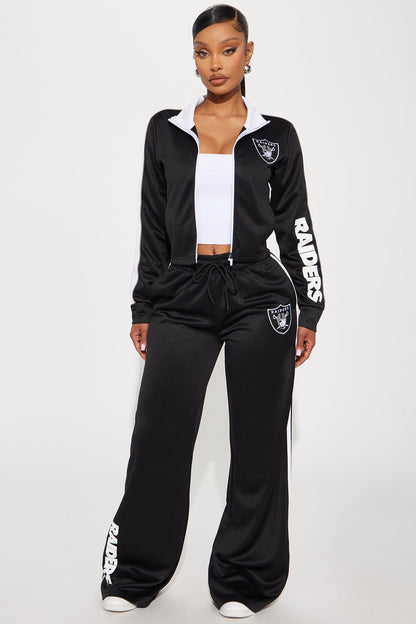 Raider Nation Zip Up Jacket - Black