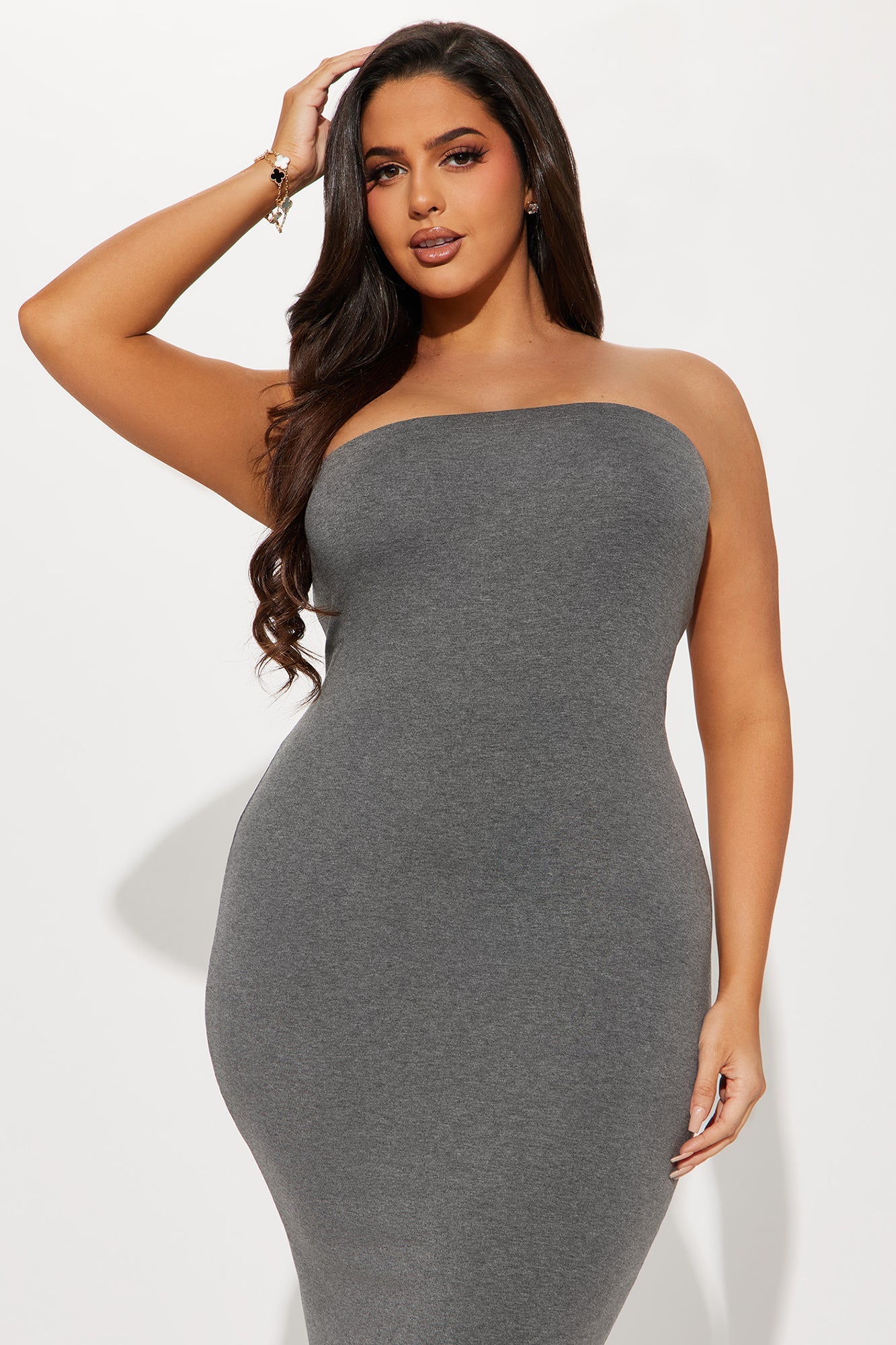 Weekend 2 Piece Maxi Dress Set - Charcoal