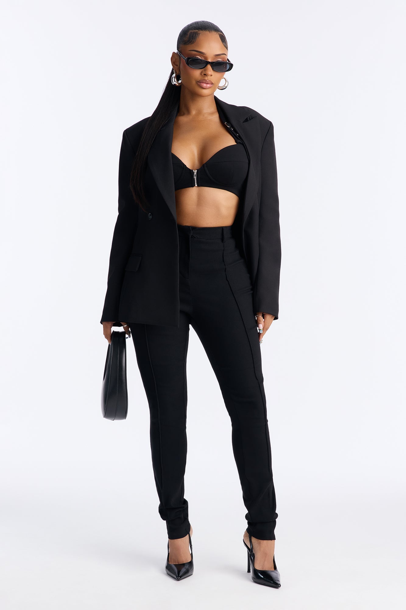 Tall Raise The Bar Skinny Trouser - Black