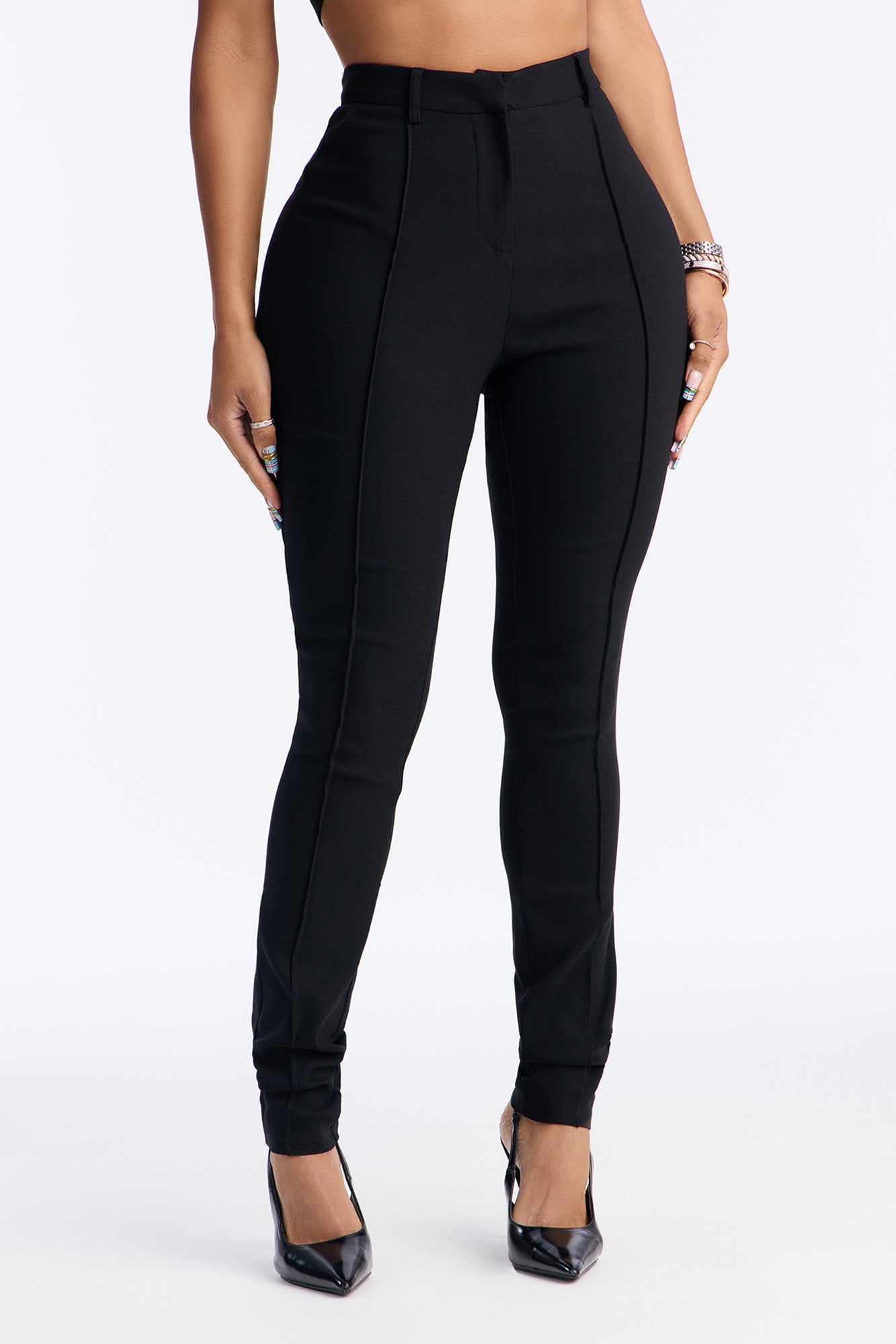 Tall Raise The Bar Skinny Trouser - Black