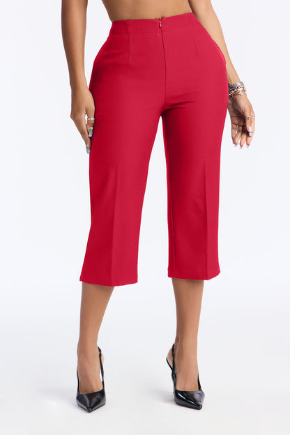 In The Moment Capri Trouser Pant 19″ - Red