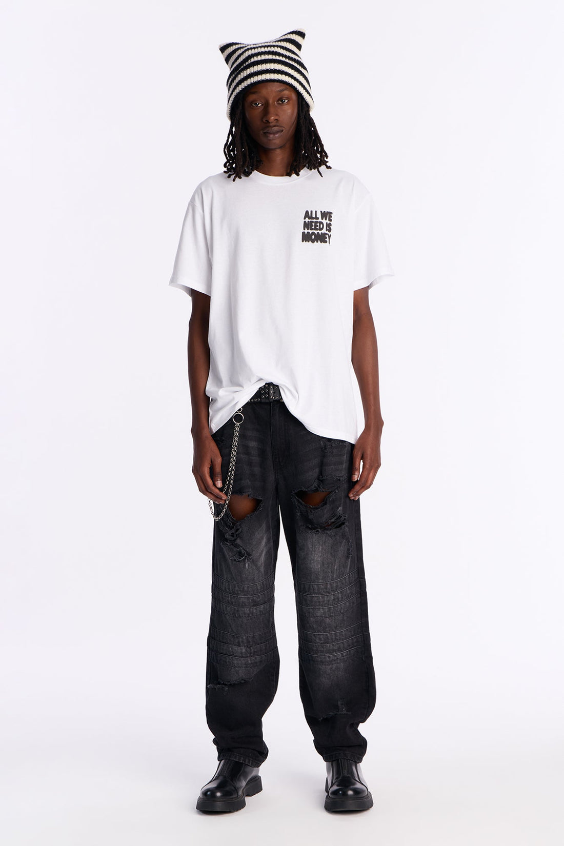 All We Need Is Money Short Sleeve Tee - White